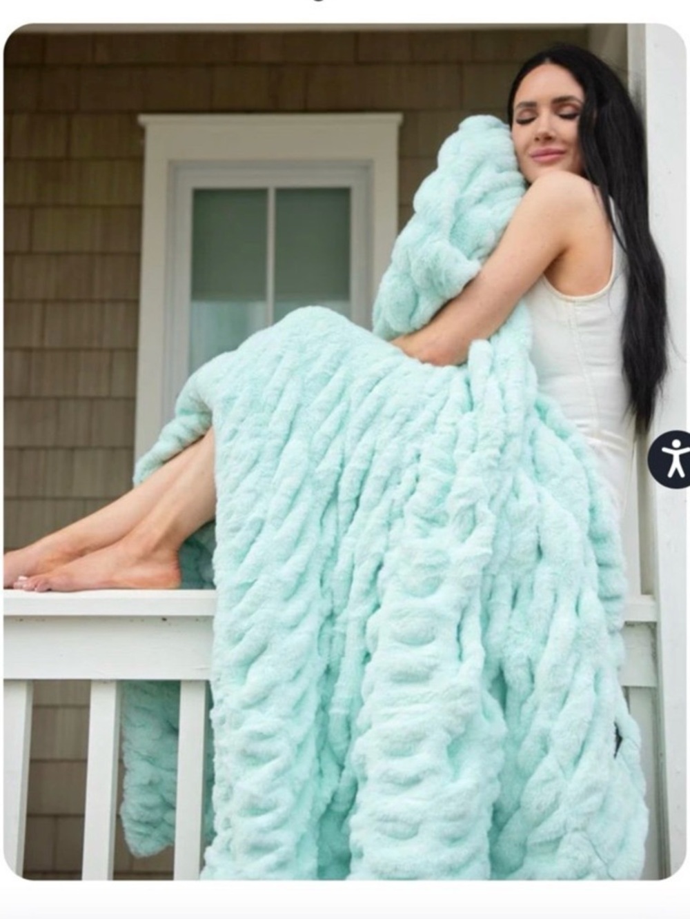 Minky Couture Hugs Soothing Sea Blanket
